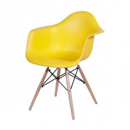 Cadeira Eames Dar Base de Madeira